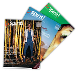 Het inflight magazine van Brussels Airlines 'Spirit' van Brussels Airlines
