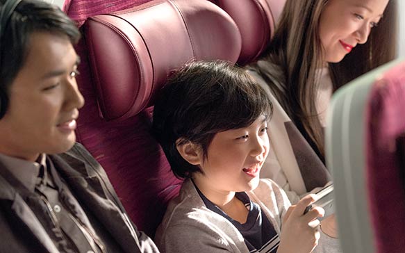 Reis met uw gezin met Qatar Airways